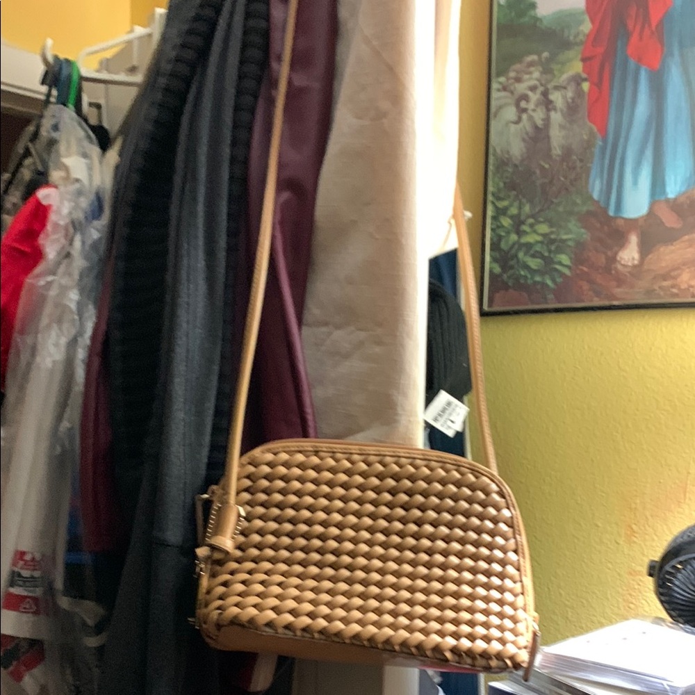 Nine West Tan Crossbody Bag with Timeless Elegance